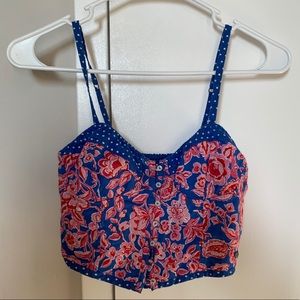 Floral crop top